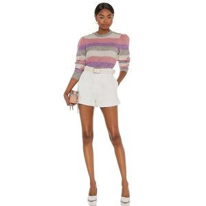 Generation Love Nora Denim Short in White Small